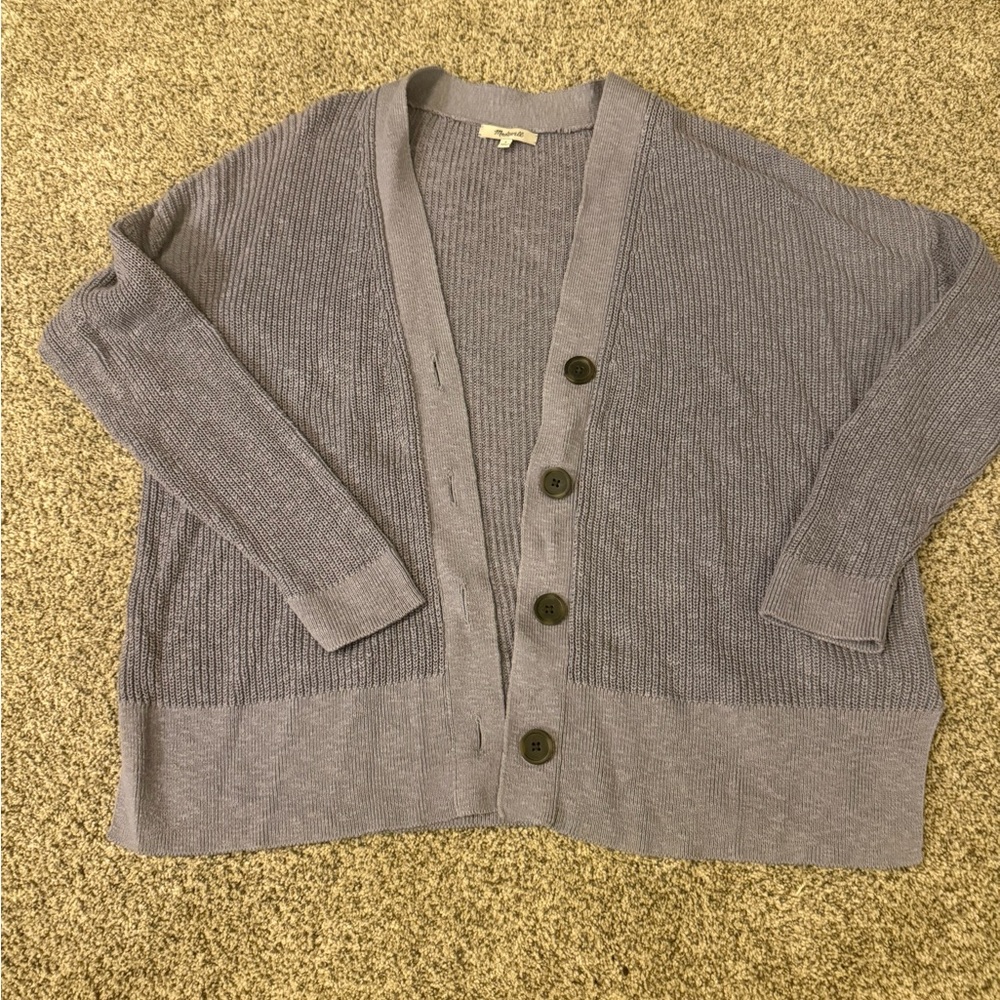 Women's purple Cardigan Sweater